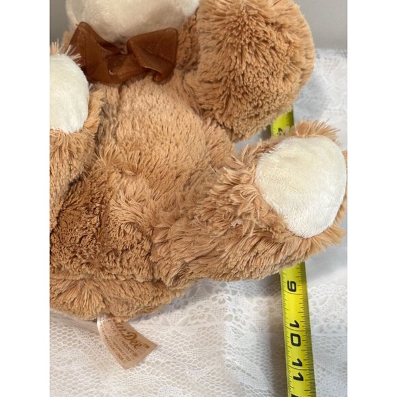 Dan Dee Plush Teddy Bear Stuffed Animal Toy Brown Shaggy  Brown Shower Gift - Picture 6 of 7